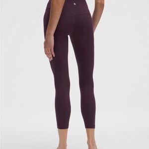 High-Rise Plum Leggings - Women's 25’ Active Tights lululemon size 2